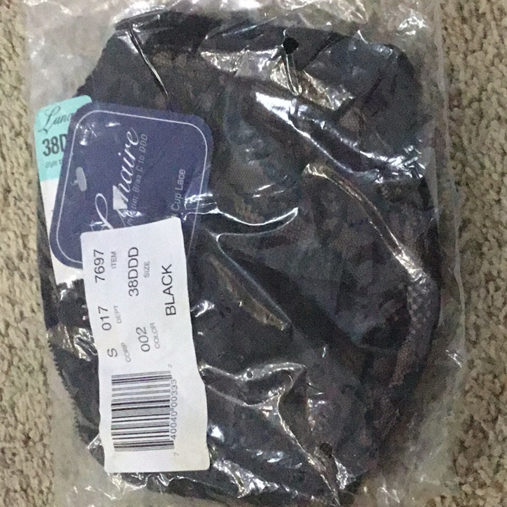 New Bra(with tags) Black 38DDD